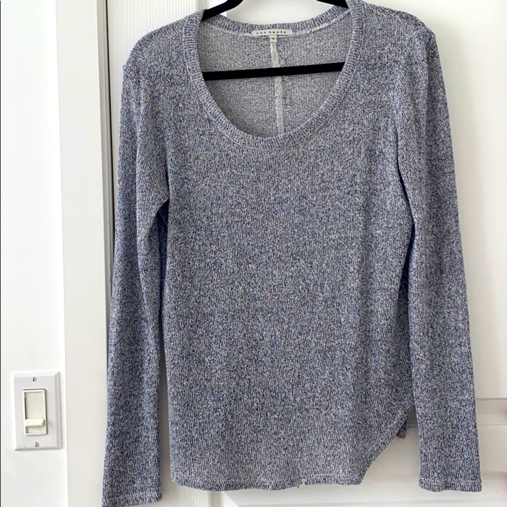 Red Haute Grey Long Sleeve Shirt
